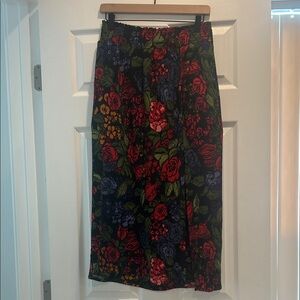 Lucy & Yak Poppy - Elasticated Waist Skirt in Maria Print